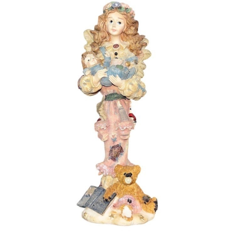 Boyds Bears Folkstone Serenity The Mother's Angel Figurine 7.5in Limited